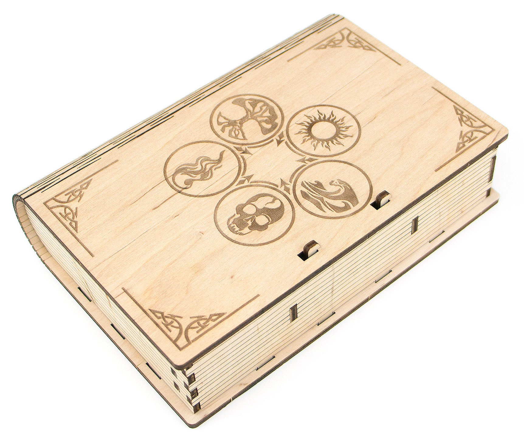 Commander's Deck Box + Free Premium Sleeves TCG/LCG Deck Holder For